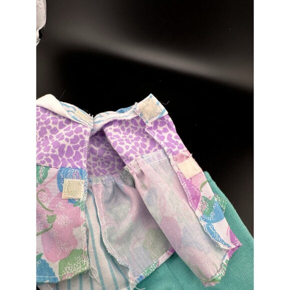 Vtg 1990 Hasbro Cabbage Patch Kids Doll Pretty Crimp N Curl Dress Shorts - Picture 4 of 7